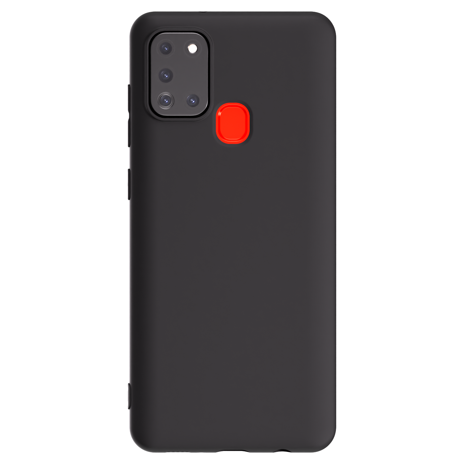 Picasee silikonowe czarne etui na Samsung Galaxy A21s - Własny projekt ze zdjęcia