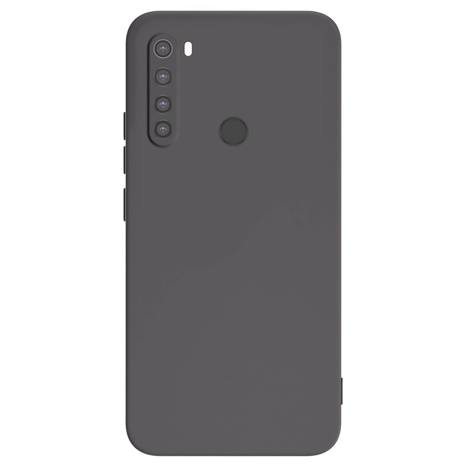 Picasee silikonowe czarne etui na Xiaomi Redmi Note 8 - Własny projekt ze zdjęcia
