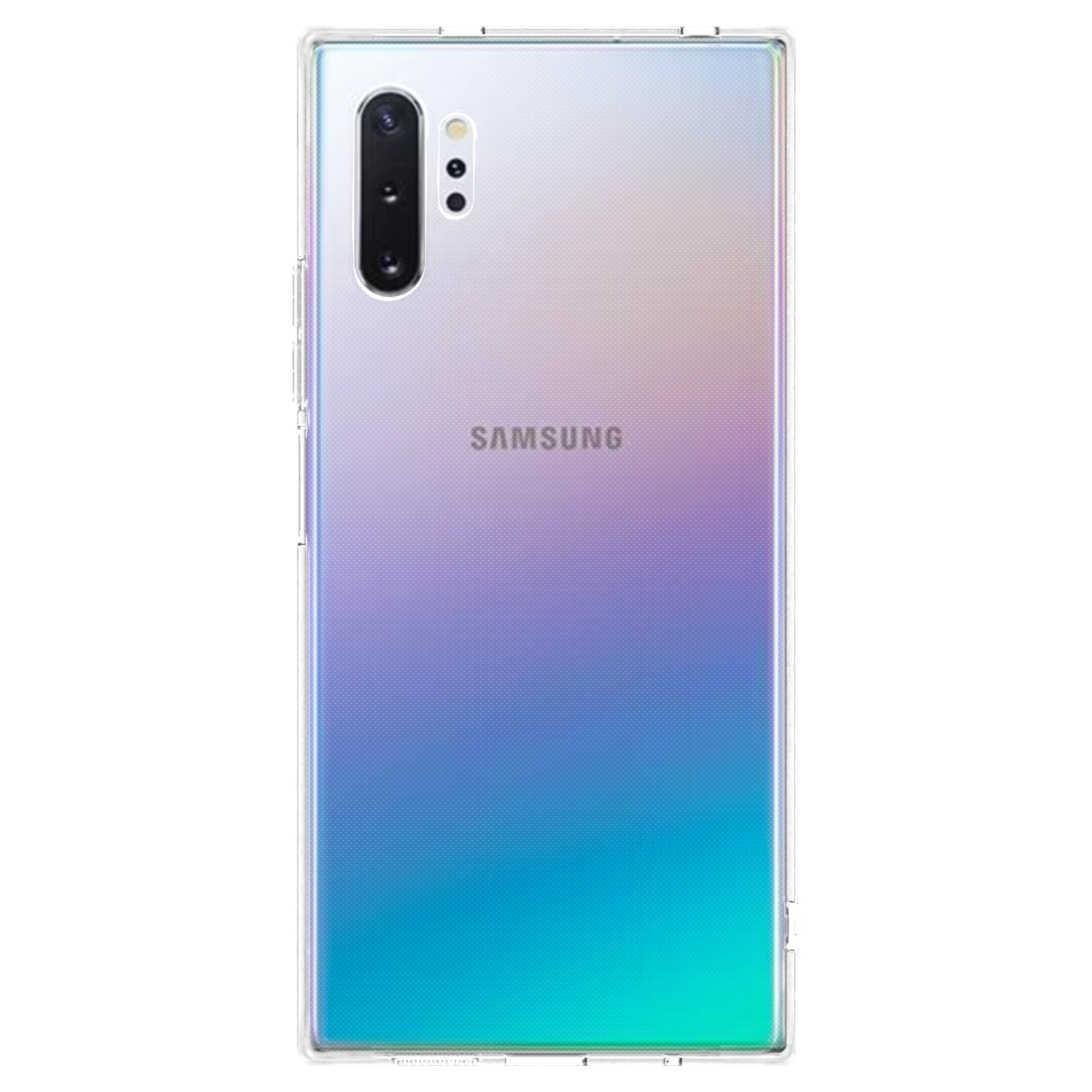 Picasee silikonowe przeźroczyste etui na Samsung Galaxy Note 10+ N975F - Własny projekt ze zdjęcia