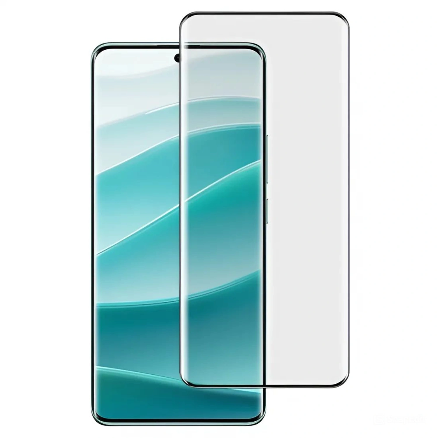 3x Picasee ochronne szkło hartowane 3D z ramką do Xiaomi Poco X8 Pro Max - czarne – 2+1 gratis