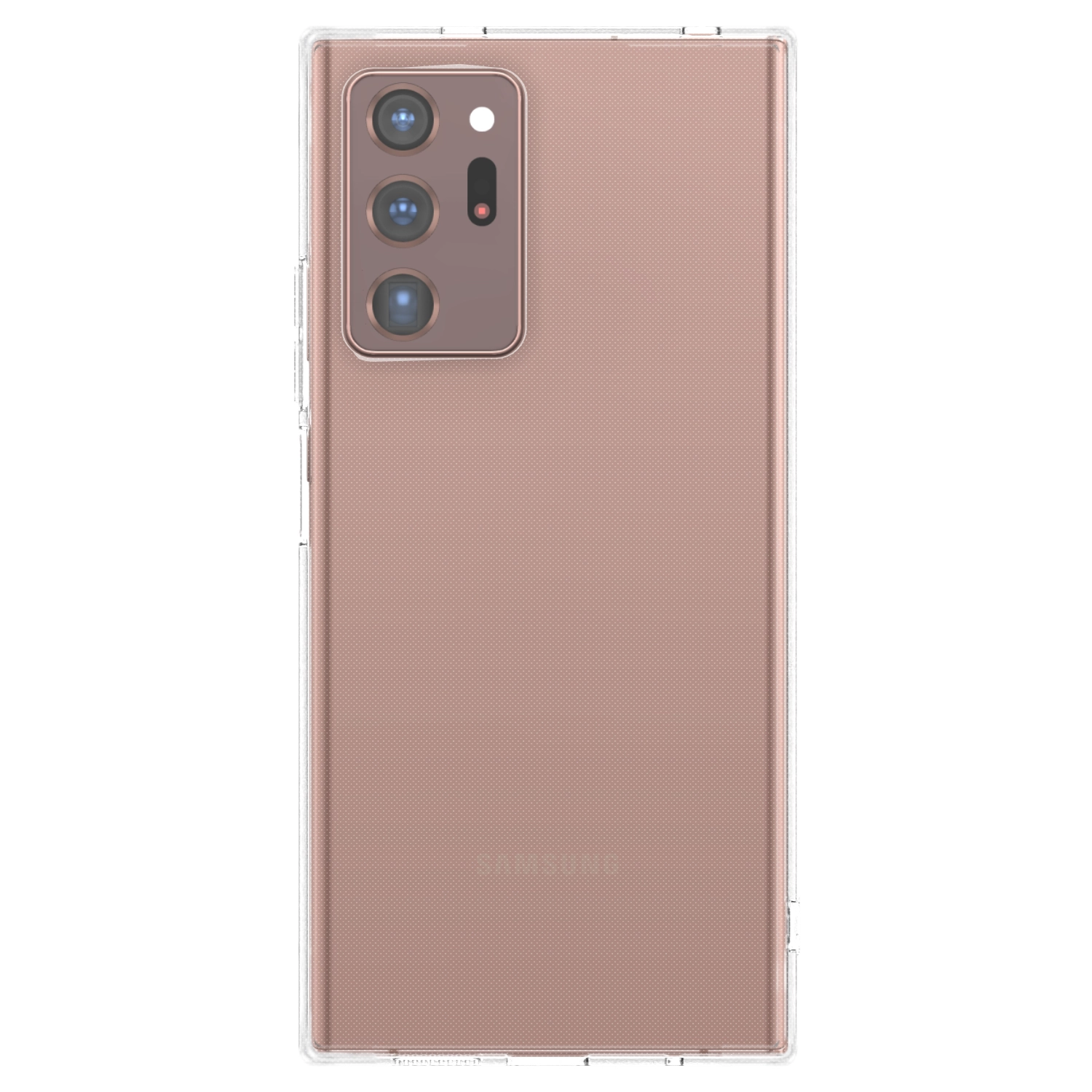 Picasee silikonowe przeźroczyste etui na Samsung Galaxy Note 20 Ultra - Własny projekt ze zdjęcia