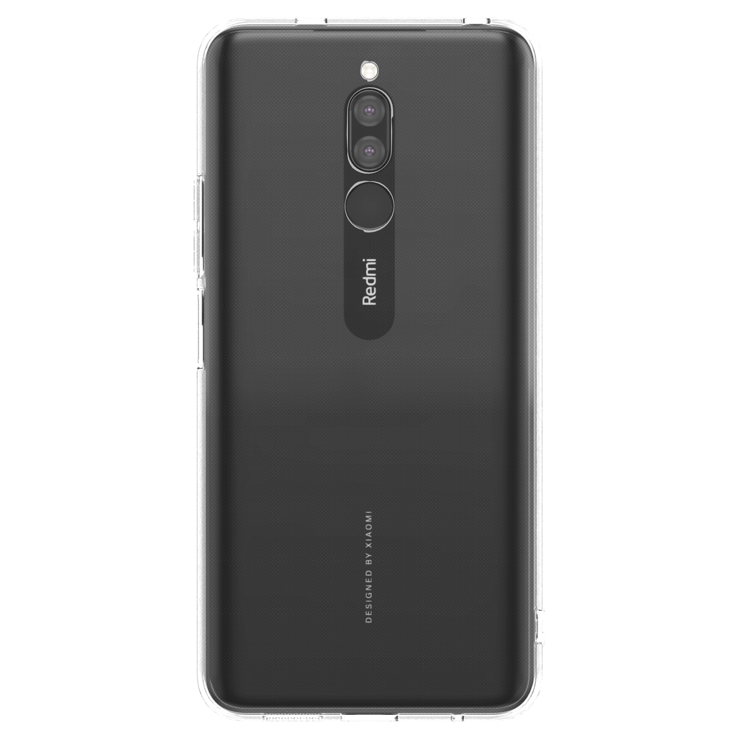 Picasee silikonowe przeźroczyste etui na Xiaomi Redmi 8 - Własny projekt ze zdjęcia