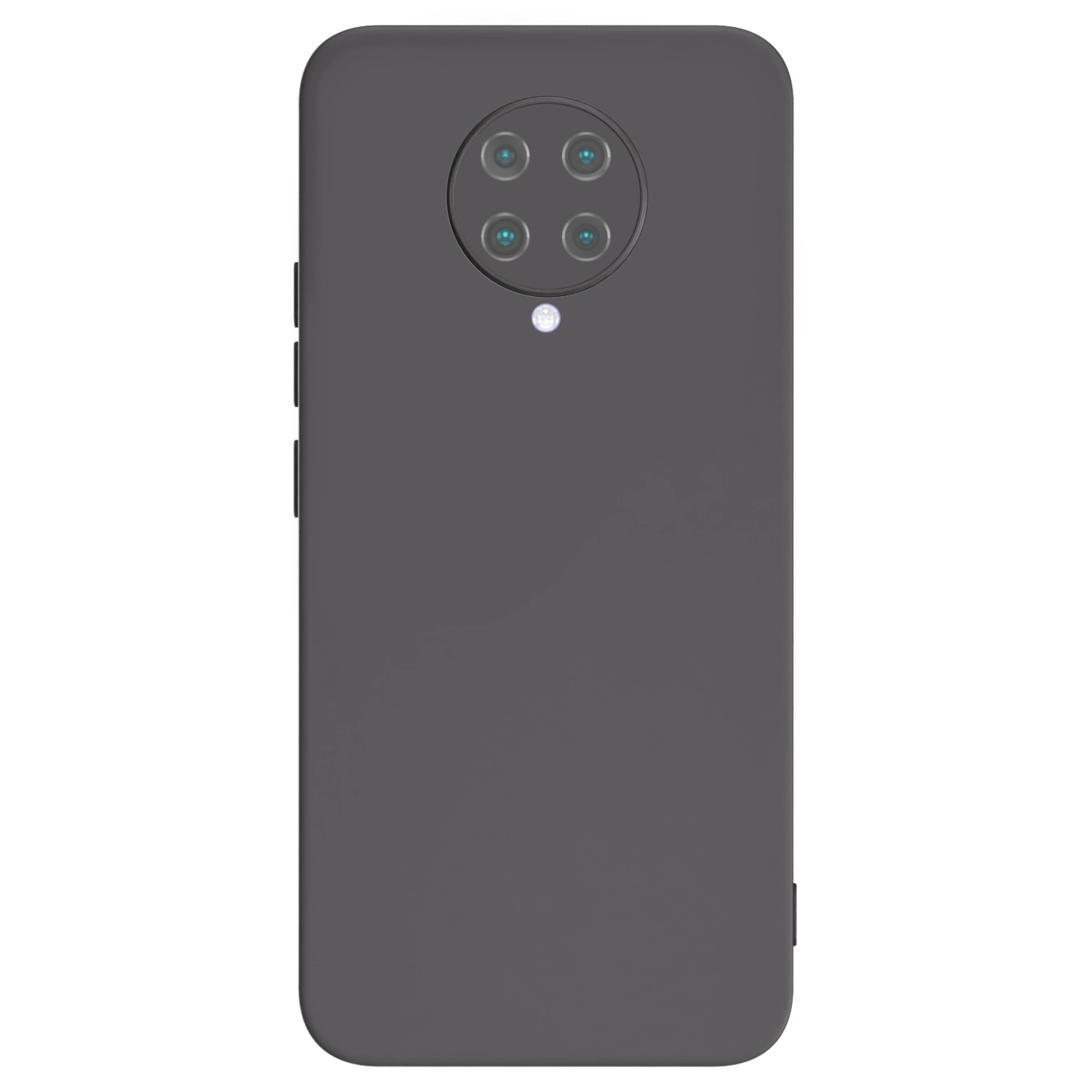 Picasee silikonowe czarne etui na Xiaomi Poco F2 Pro - Własny projekt ze zdjęcia