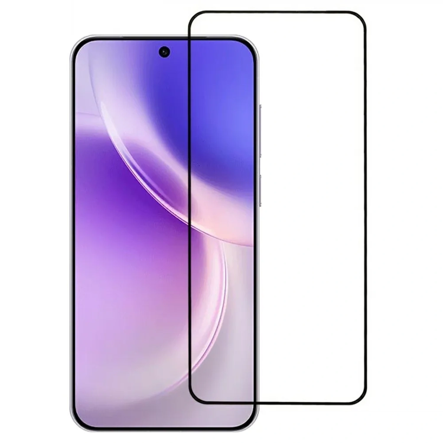 Picasee ochronne szkło hartowane 3D z ramką do Vivo X300 Pro - czarne