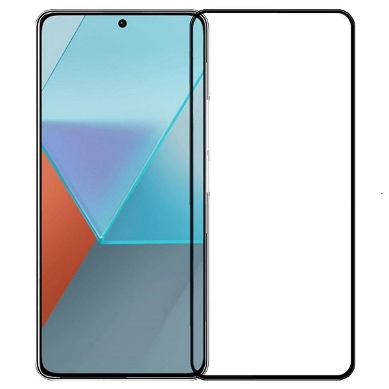 3x Picasee ochronne szkło hartowane 3D z ramką do Xiaomi Redmi Note 15 Pro 5G - czarne – 2+1 gratis