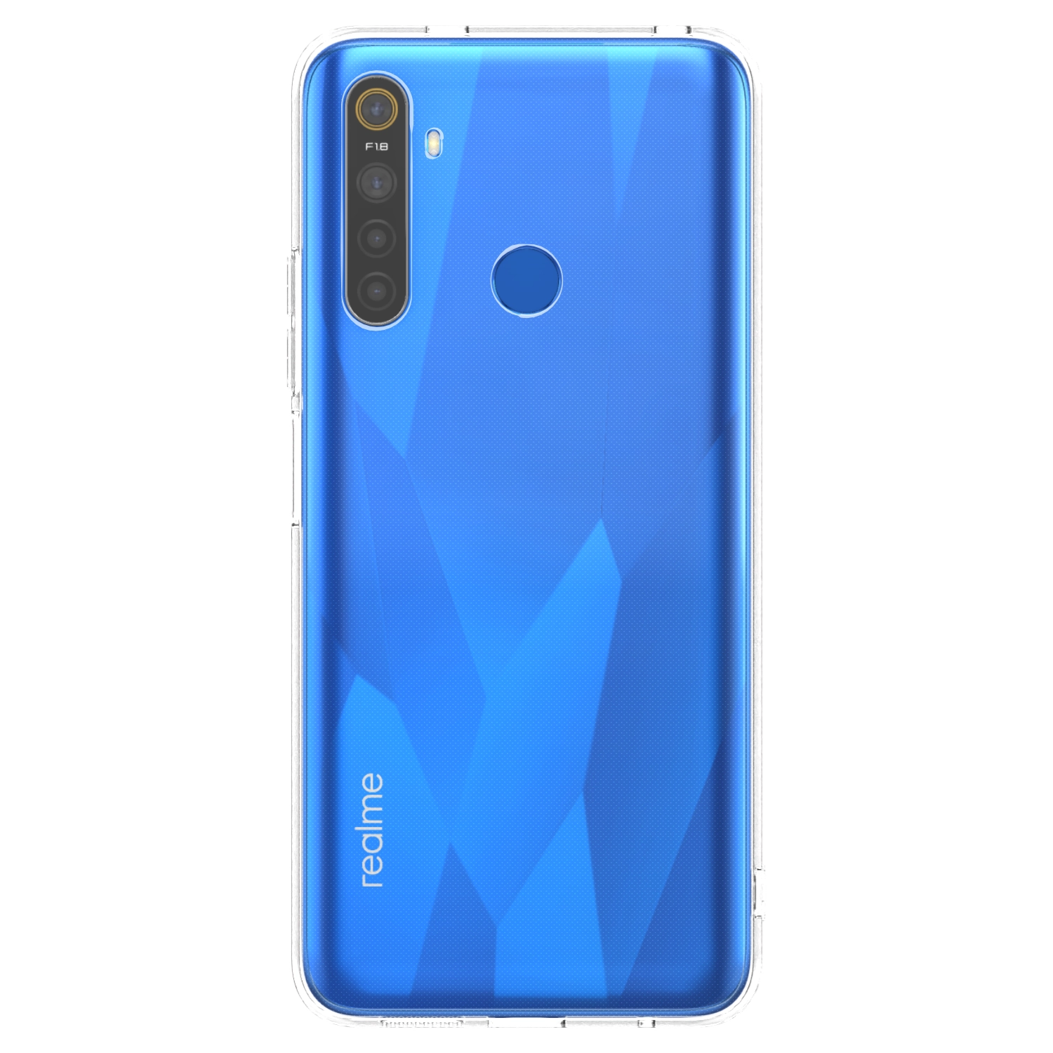 Picasee silikonowe przeźroczyste etui na Realme 5 - Własny projekt ze zdjęcia
