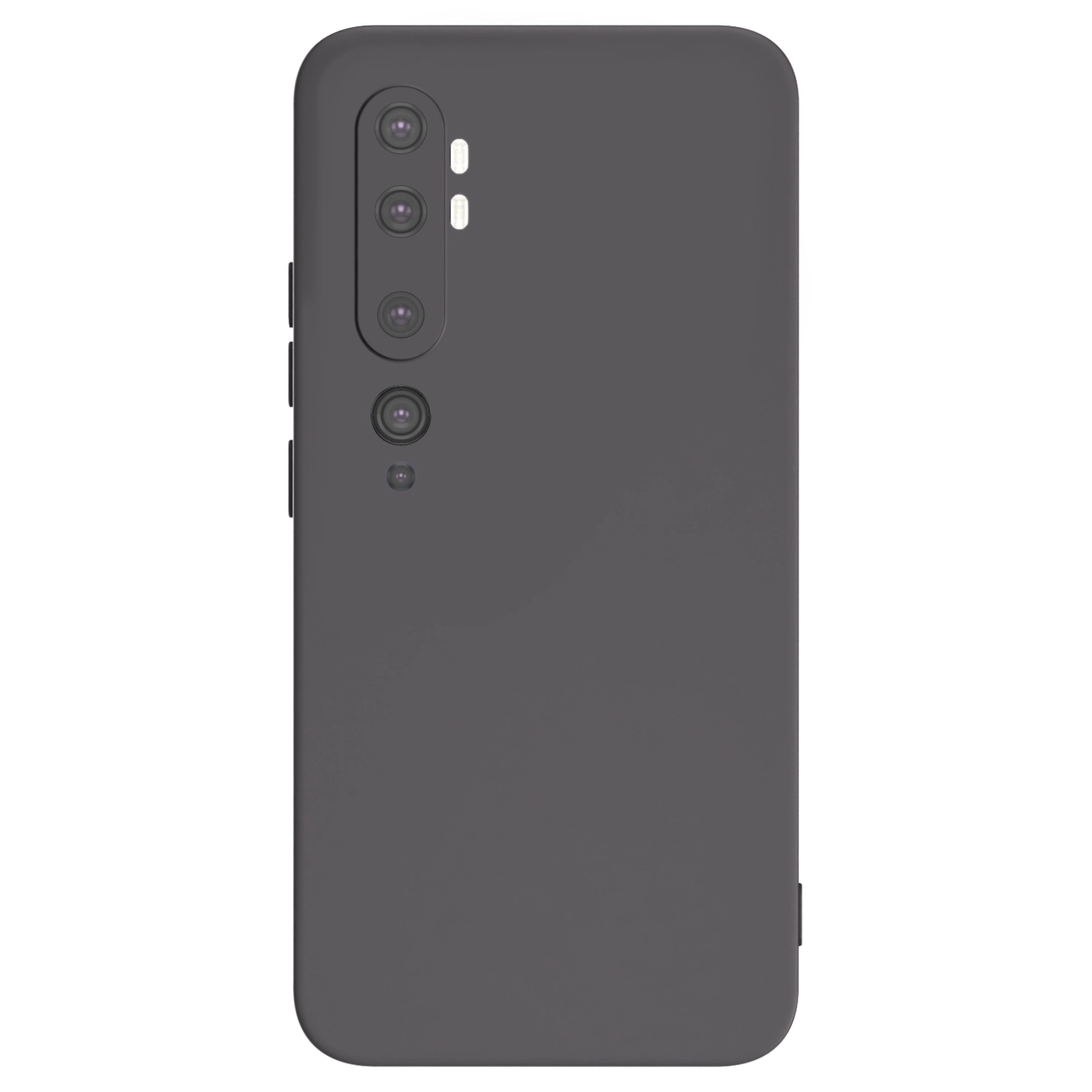 Picasee silikonowe czarne etui na Xiaomi Mi Note 10 (Pro) - Własny projekt ze zdjęcia