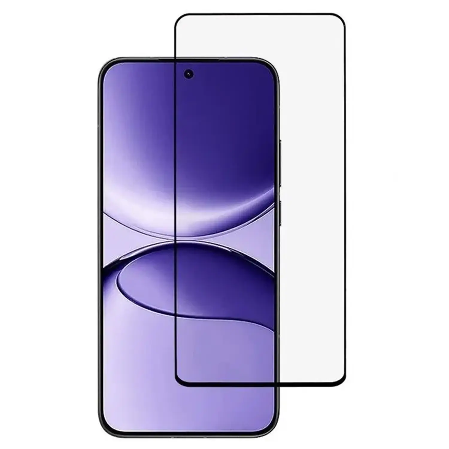 Picasee ochronne szkło hartowane 3D z ramką do Motorola Edge 70 Fusion - czarne