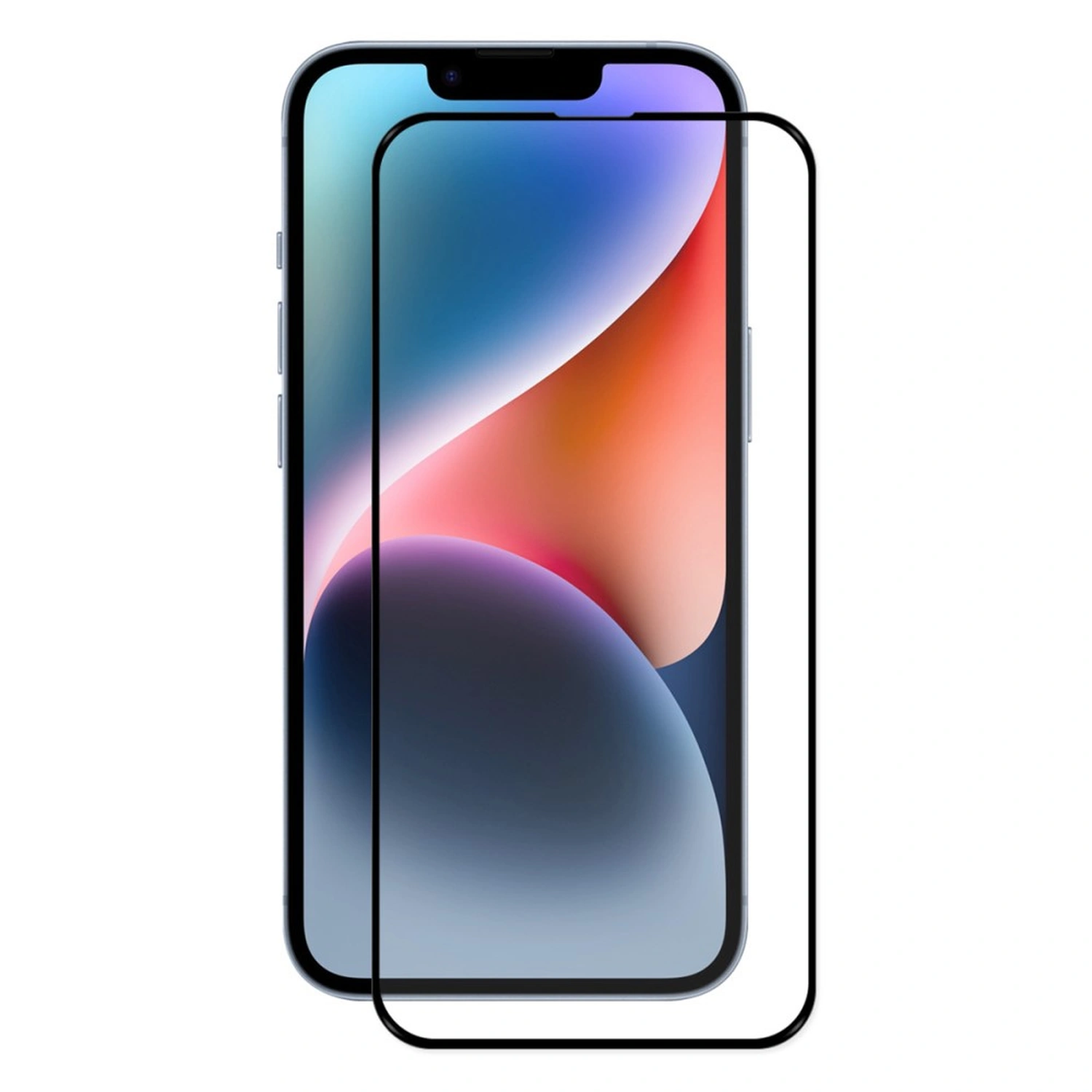 3x Picasee ochronne szkło hartowane 3D z ramką do Apple iPhone 16e - czarne – 2+1 gratis