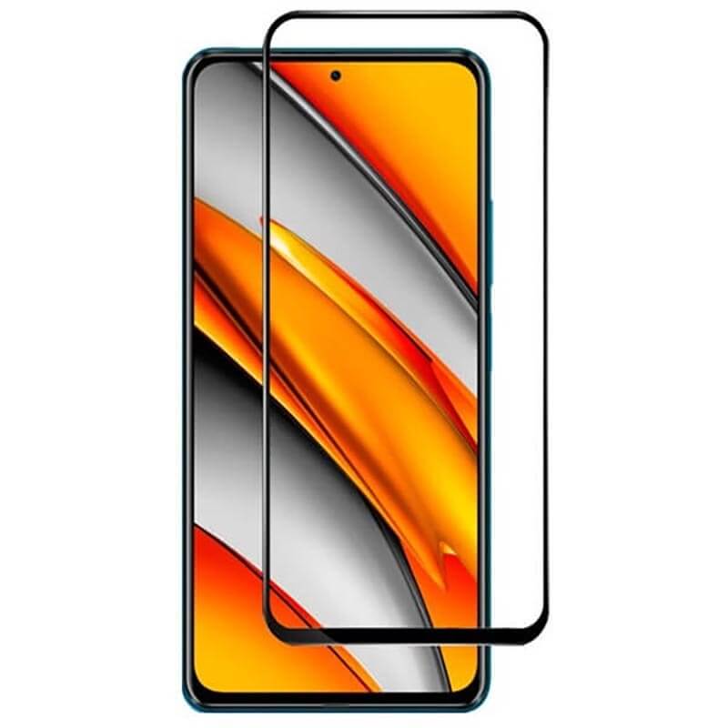 3x Picasee ochronne szkło hartowane 3D z ramką do Xiaomi Poco F3 - czarne – 2+1 gratis