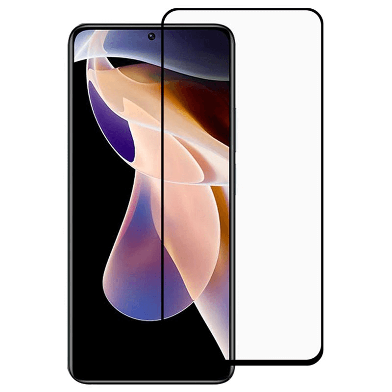 3x Picasee ochronne szkło hartowane 3D z ramką do Xiaomi Redmi Note 11 - czarne – 2+1 gratis