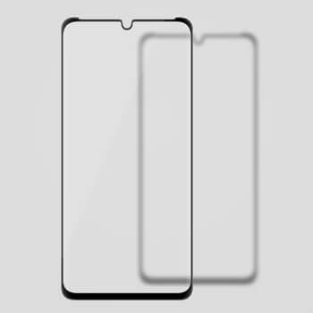 3x Picasee ochronne szkło hartowane 3D z ramką do Huawei P30 Lite - czarne – 2+1 gratis