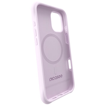 Picasee Shock-proof case s MagSafe Apple iPhone 14 - Personalizowane grawerowanie - Fioletowy