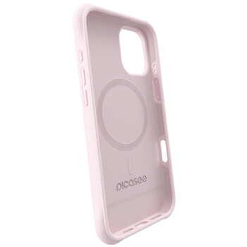 Picasee Shock-proof case s MagSafe Apple iPhone 16 Pro - Personalizowane grawerowanie - Różowy