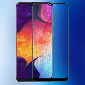 Ochronne szkło hartowane 3D z ramką do Samsung Galaxy A70 A705F - czarne