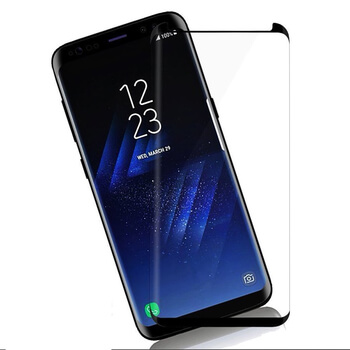 Picasee zakrzywione szkło ochronne 3D do Samsung Galaxy S9 G960F - czarne