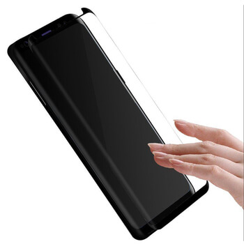 3x Picasee zakrzywione szkło ochronne 3D do Samsung Galaxy S9 G960F - czarne 2+1 gratis