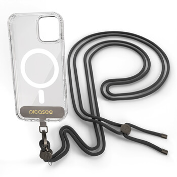 Cross-body phone strap - Czarna