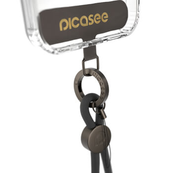 Picasee Cross-body phone strap - Czarna
