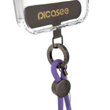 Picasee Cross-body phone strap - Fioletowy