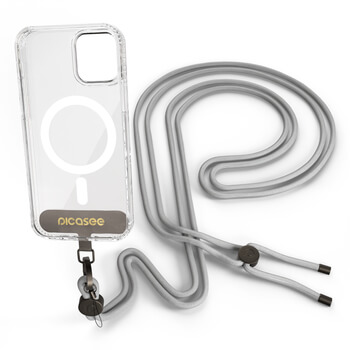 Cross-body phone strap - Szary