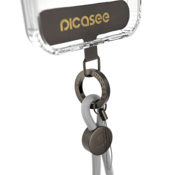 Picasee Cross-body phone strap - Szary