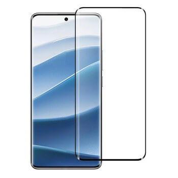 Szkło hartowane 3D z ramką do Xiaomi Redmi Note 14 Pro+ 5G - czarne