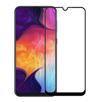 Picasee ochronne szkło hartowane 3D z ramką do Samsung Galaxy A20e A202F - czarne