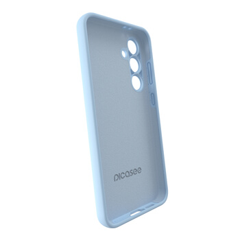 Picasee Liquid case Samsung Galaxy S24 FE S721B - Personalizowane grawerowanie - Niebieski