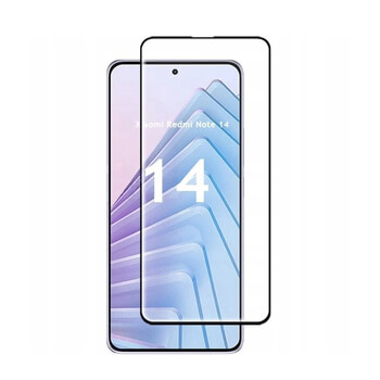 3x szkło hartowane 3D z ramką do Xiaomi Redmi Note 14 4G - czarne