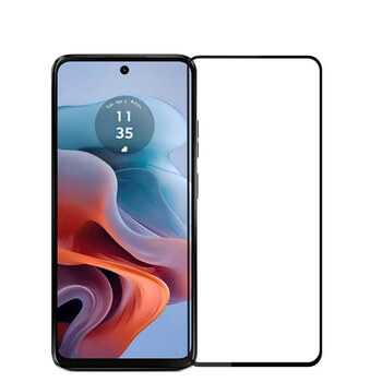 3x szkło hartowane 3D z ramką do Motorola Moto G34 5G - czarne