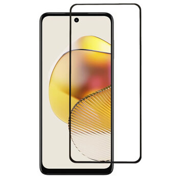 Szkło hartowane 3D z ramką do Motorola Moto G05 - czarne