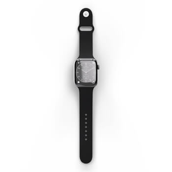 Picasee Pasek z grawerem Apple Watch 44 mm (4.series) - Czarna
