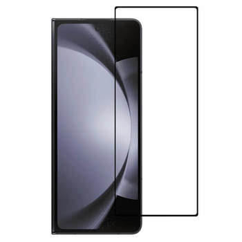 3x szkło hartowane 3D z ramką do Samsung Galaxy Z Fold5 5G - czarne
