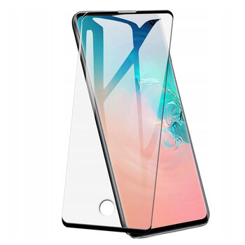 3x Zakrzywione szkło ochronne 3D do Samsung Galaxy S10 Plus G975 - czarne