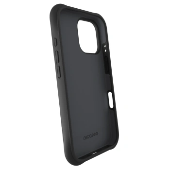 Picasee Shock-proof case s MagSafe Apple iPhone 17 - Personalizowane grawerowanie - Czarna