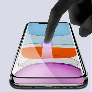 Picasee ochronne szkło hartowane 3D z ramką do Apple iPhone 11 Pro - czarne