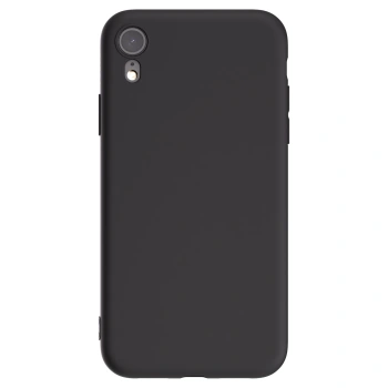 Picasee silikonowe czarne etui na Apple iPhone XR - Własny projekt ze zdjęcia
