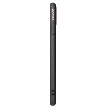 Picasee silikonowe czarne etui na Apple iPhone XS Max - COLD AIR