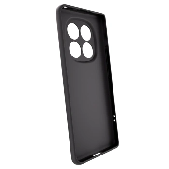 Picasee silikonowe czarne etui na Xiaomi Redmi Note 14 Pro+ 5G - Gold blue