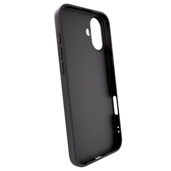 Picasee silikonowe czarne etui na Apple iPhone 16 Plus - Clear