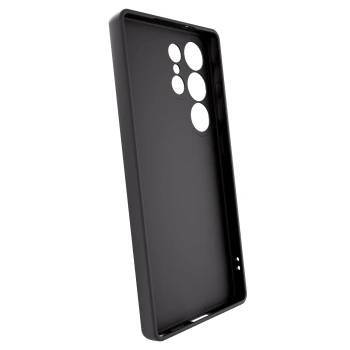 Picasee silikonowe czarne etui na Samsung Galaxy S25 Ultra 5G - Boss Mama