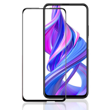 Szkło hartowane 3D z ramką do Honor 9X - czarne