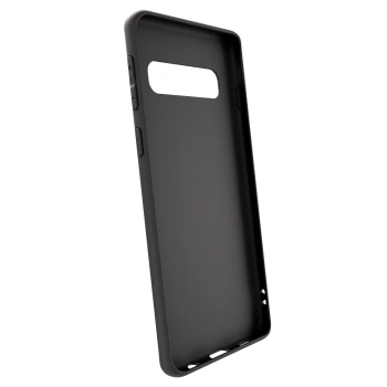 Picasee silikonowe czarne etui na Samsung Galaxy S10 G973 - Diamanty Purple