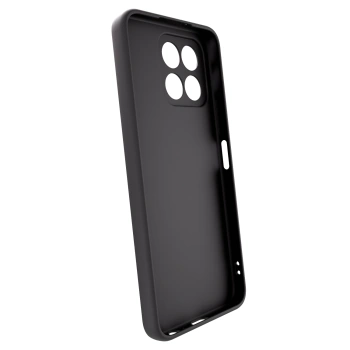 Picasee silikonowe czarne etui na Honor X8 5G - Clear