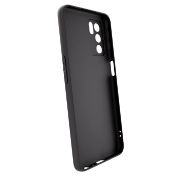 Picasee silikonowe czarne etui na OPPO A16 - Green