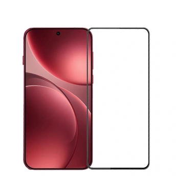Szkło hartowane 3D z ramką do OPPO Find X9 - czarne