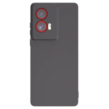 Picasee silikonowe czarne etui na Motorola Edge 50 Fusion - Własny projekt ze zdjęcia