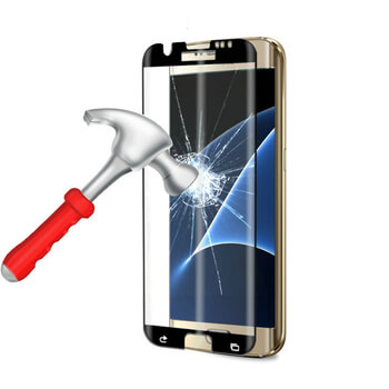 Picasee zakrzywione szkło ochronne 3D do Samsung Galaxy S7 Edge G935F - czarne