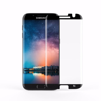 Zakrzywione szkło ochronne 3D do Samsung Galaxy S7 Edge G935F - czarne